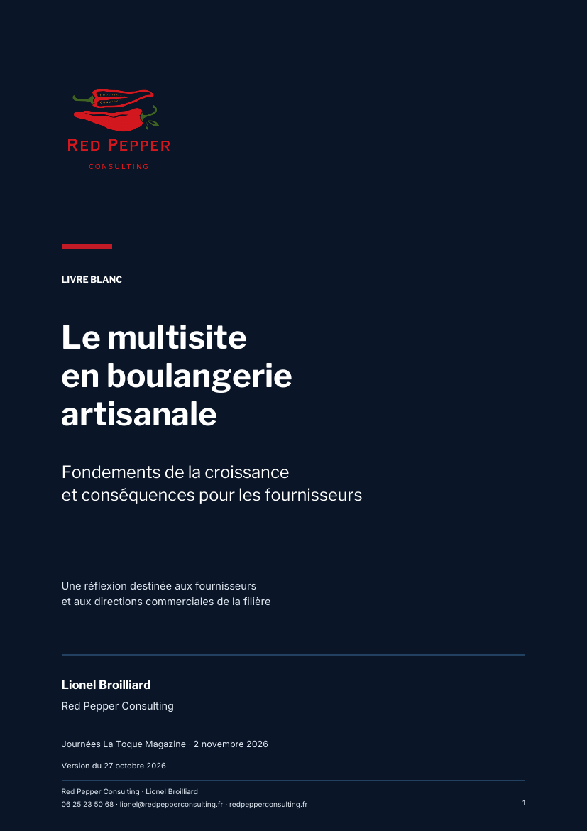 Couverture du livre blanc Le multisite en boulangerie artisanale