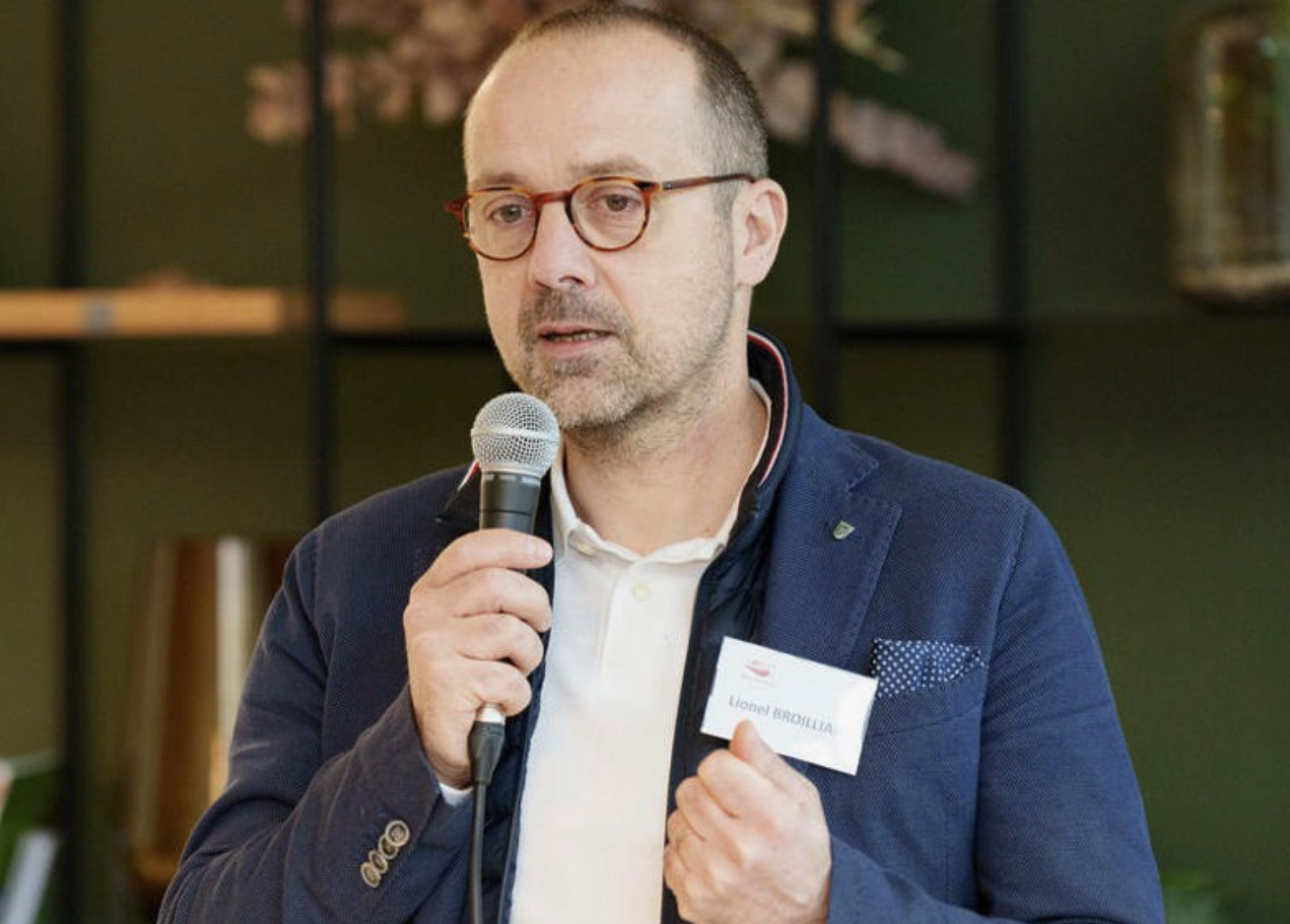 Lionel Broilliard de Red Pepper Consulting en prise de parole