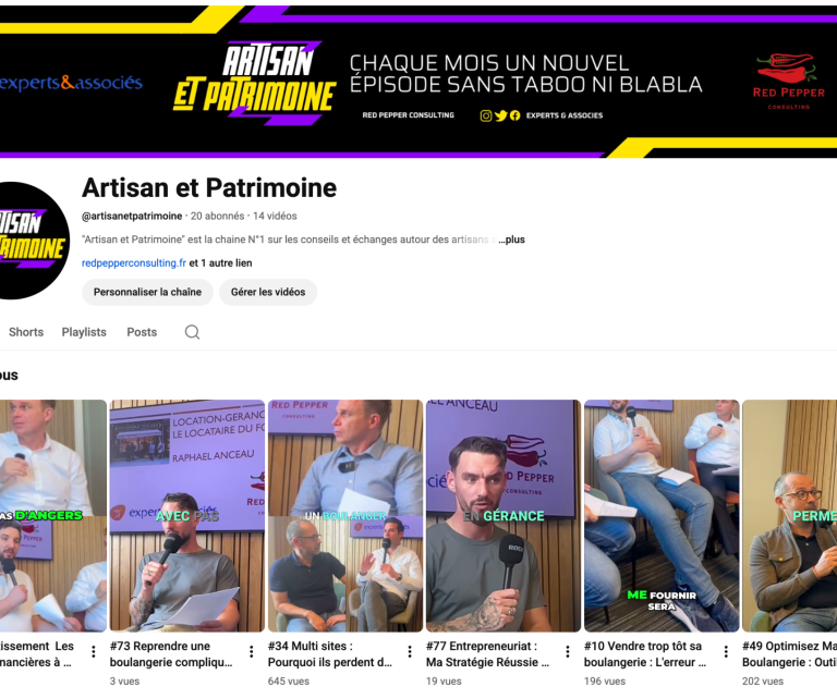 La chaîne YouTube Artisan et Patrimoine, co-animée par Lionel Broilliard et Daniel Mroczko