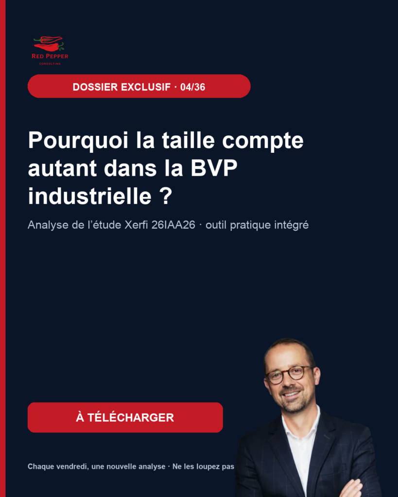 Dossier exclusif Red Pepper Consulting : Pourquoi la taille compte autant dans la BVP industrielle ?