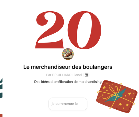 Jour 20 calendrier de l'avent 2024